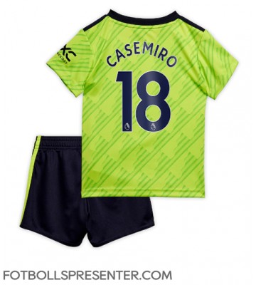 Manchester United Casemiro #18 Tredje tröja Barn 2022-23 Kortärmad (+ korta byxor)